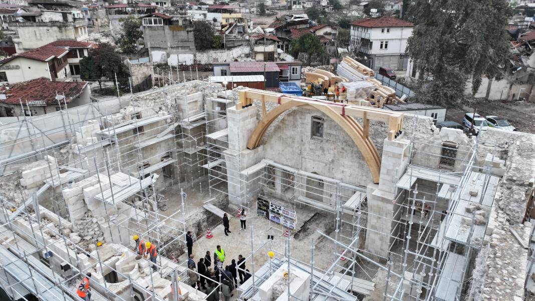 Depremin yıktığı Anadolu’nun ilk camisini Konya ayağa kaldırıyor 1